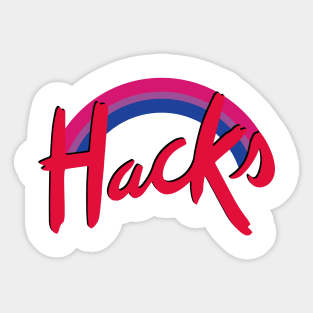 Hacks Bisexual Pride Sticker